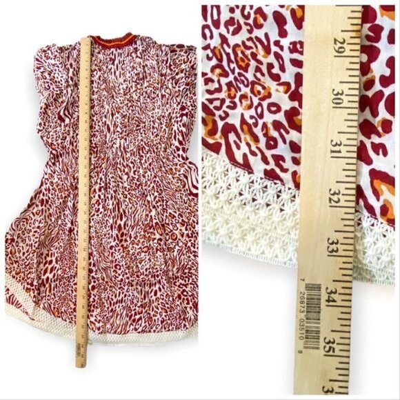 Poupette St Barth Sasha‎ Mini Dress in Leopard Print Size XS, New with Tags - Picture 14 of 15